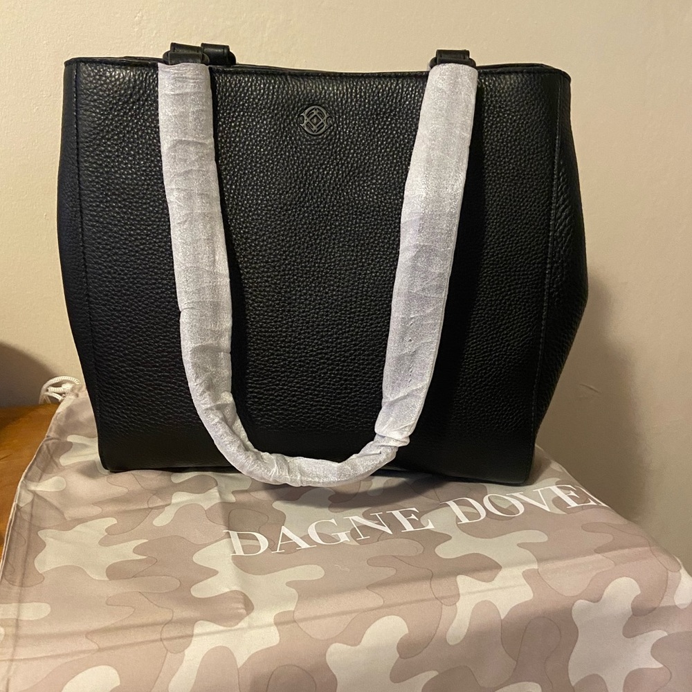 Dagne Dover Allyn Tote -Small in Onyx